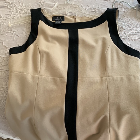 NWOT INC sleeveless dress, lined, quality made & beautiful. Zip back. Perfect - Picture 4 of 7